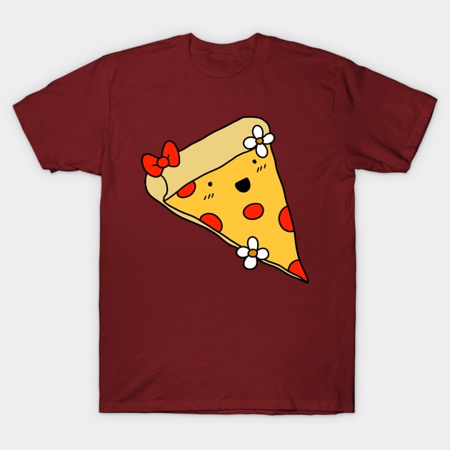 Pretty Pizza Slice T-Shirt by saradaboru